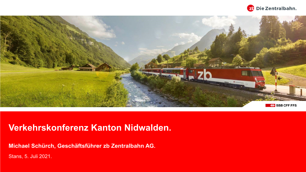 Verkehrskonferenz Kanton Nidwalden