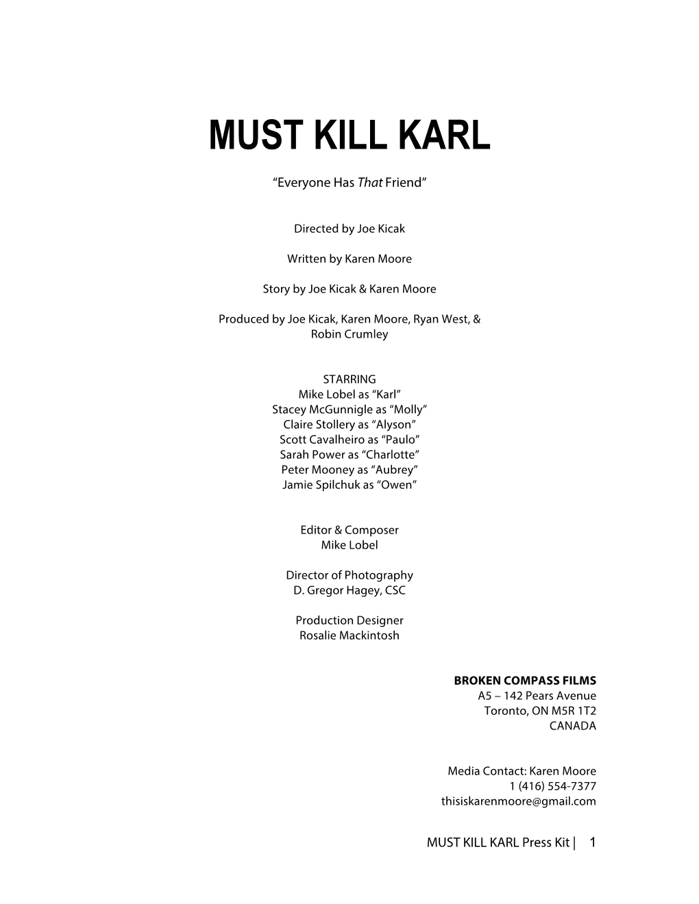 Must Kill Karl