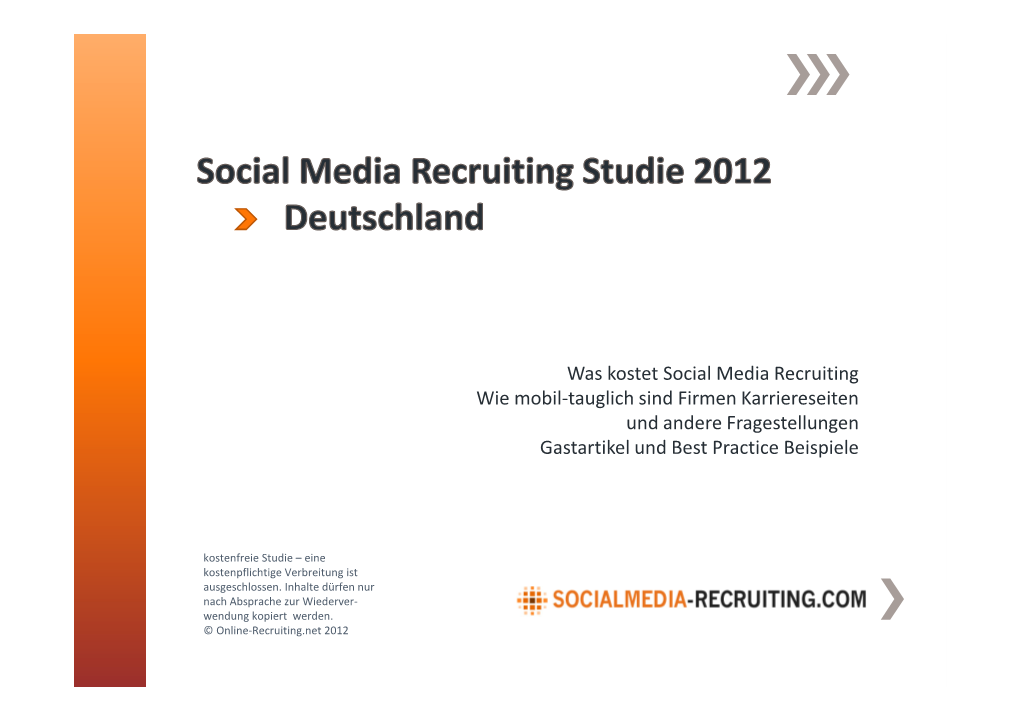 Was Kostet Social Media Recruiting Wie Mobil-Tauglich Sind Firmen Karriereseiten Und Andere Fragestellungen Gastartikel Und Best Practice Beispiele