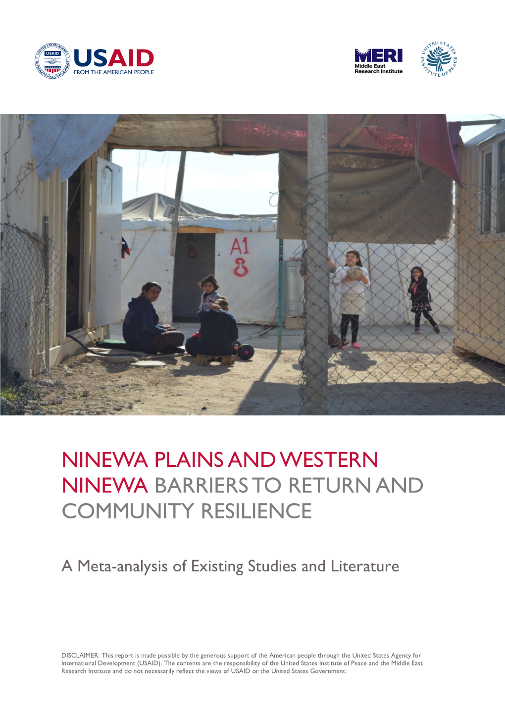 Ninewa Plains and Western Ninewa: Barriers to Return and Community