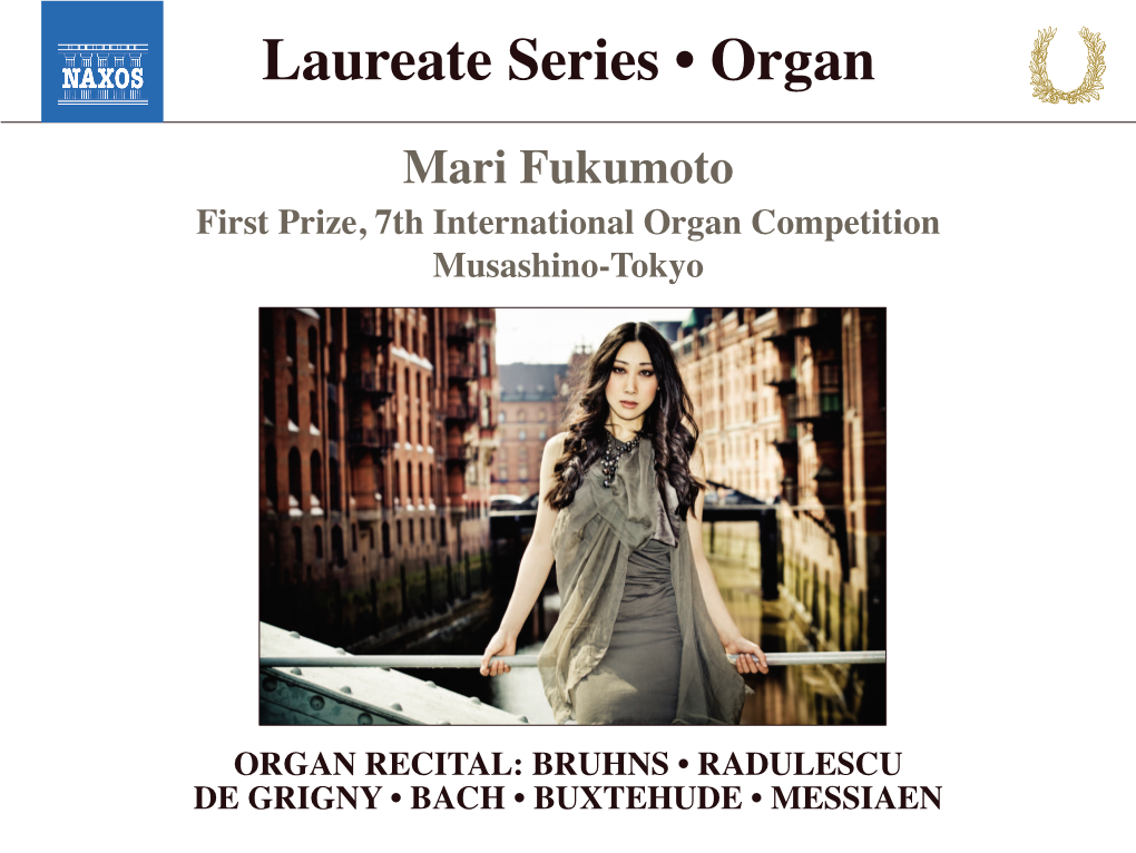 Laureate Series • Organ