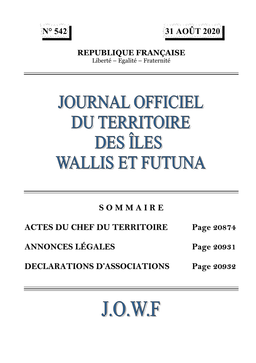 1Ere Page 31 Août 2020