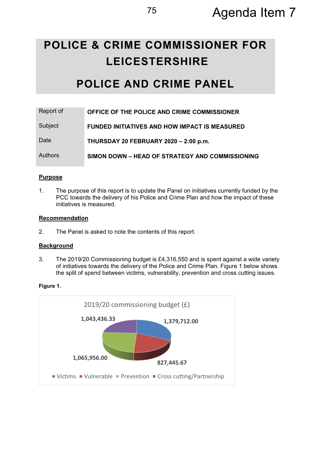 PCC Funding Initiatives. PDF 663 KB