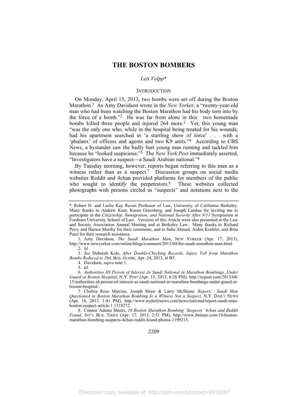 The Boston Bombers