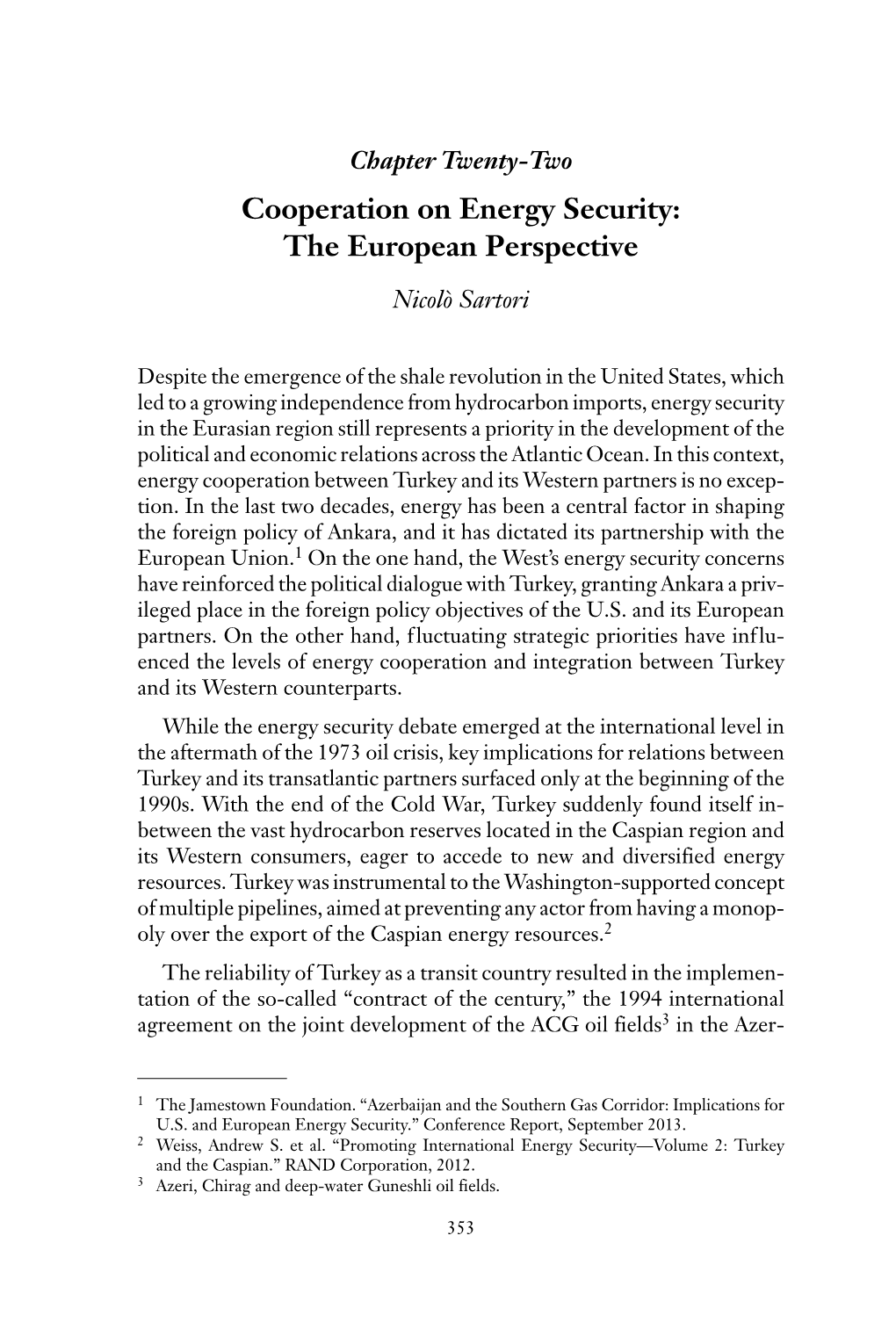 The European Perspective