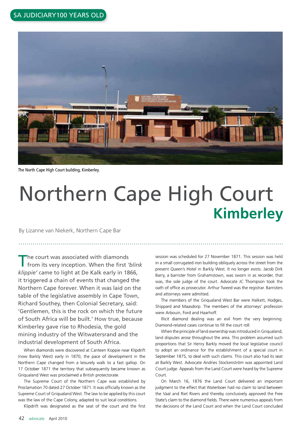 Northern Cape High Court Kimberley