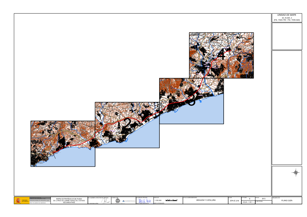 Unidad De Mapa 43 N-340 3 (P.K