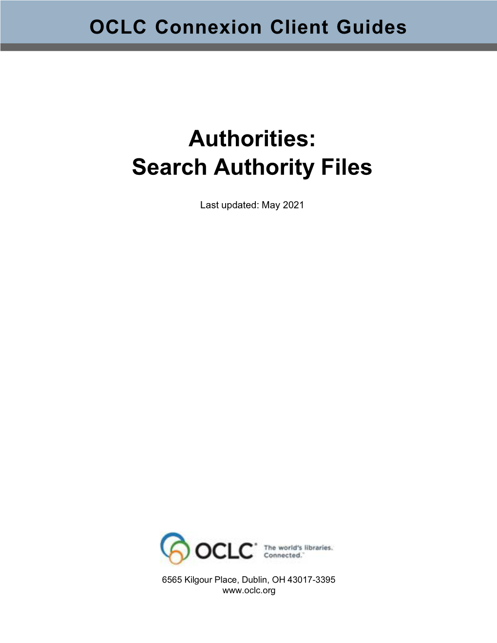 Search Authority Files