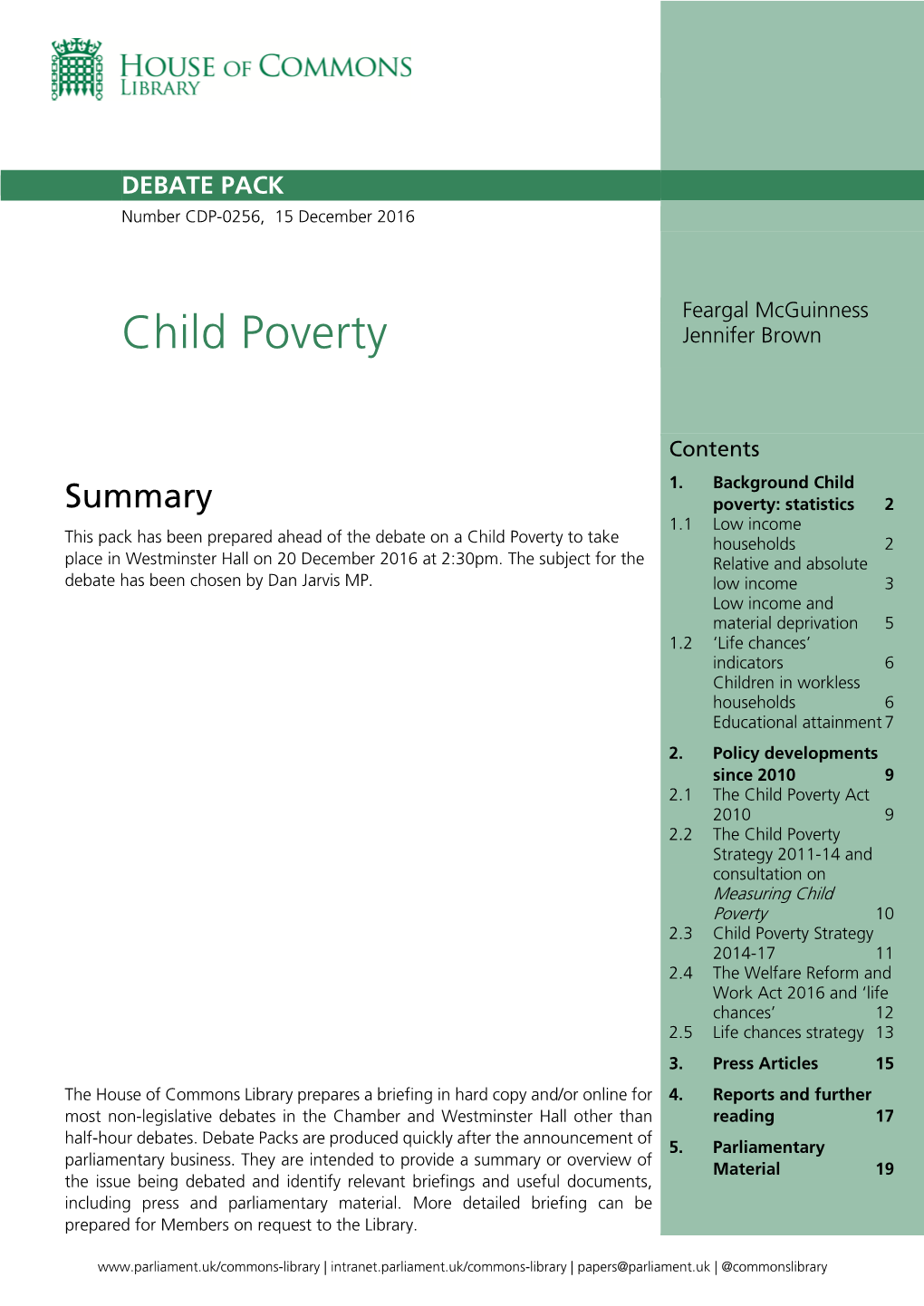 Child Poverty