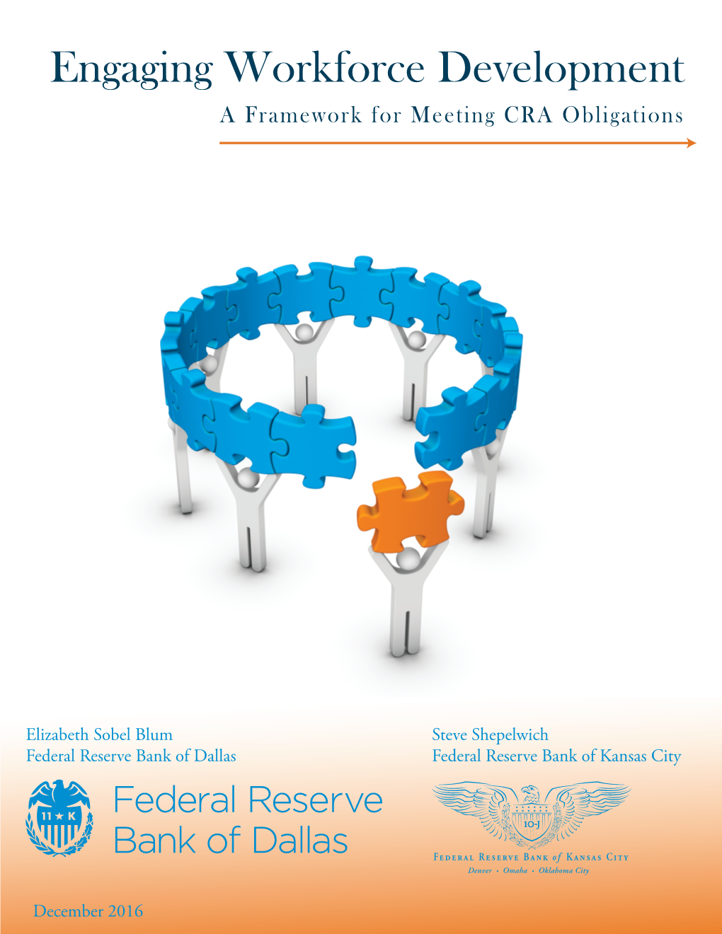 Engaging Workforce Development: a Framework for Meeting CRA Obligations