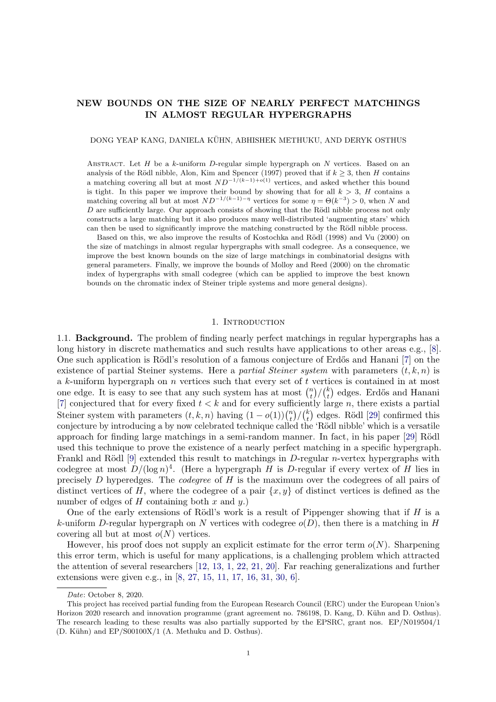 New Bounds on the Size of Nearly Perfect Matchings in Almost Regular Hypergraphs