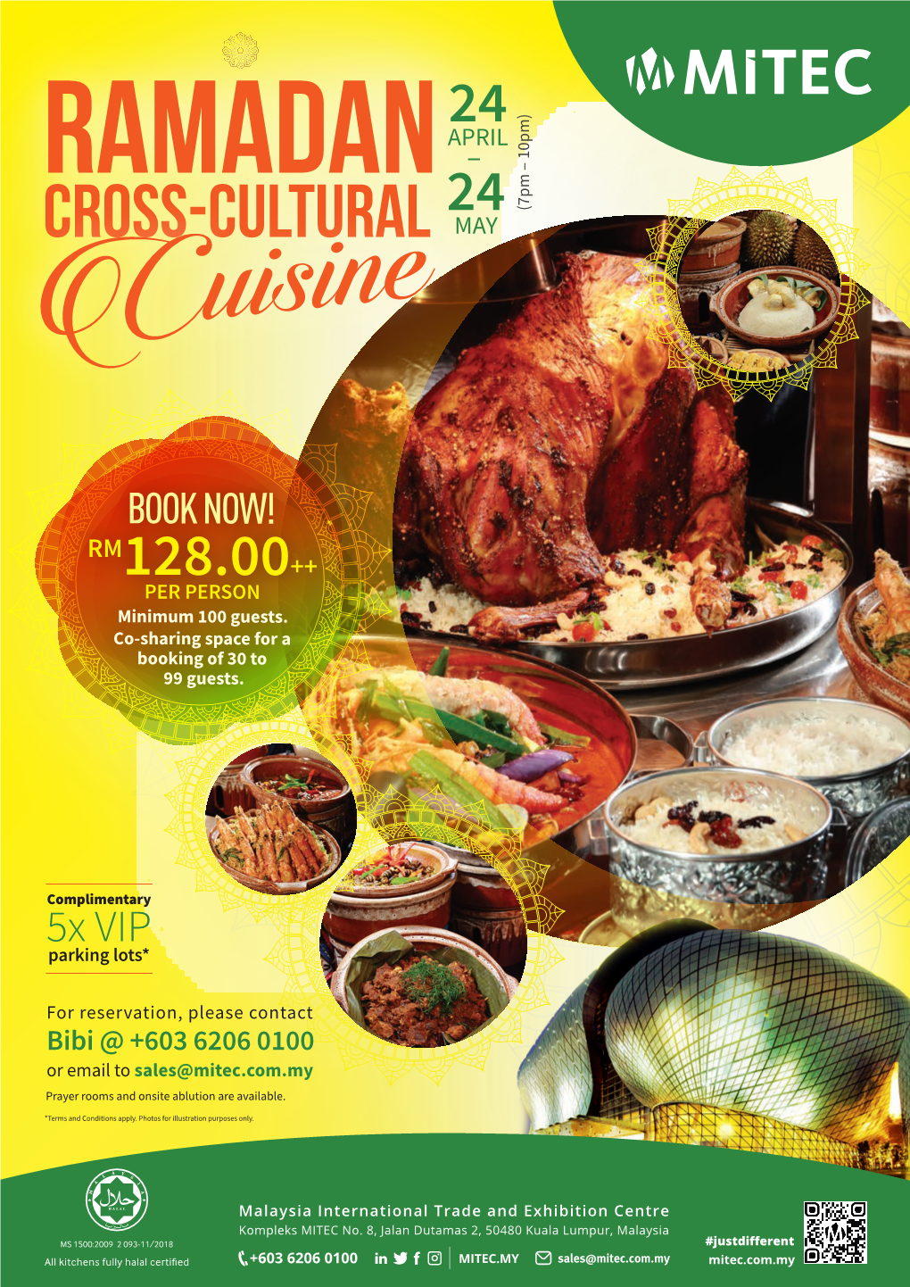 RAMADAN APRIL 24 (7Pm – 10Pm) CROSS-CULTURAL MAY Cuisine