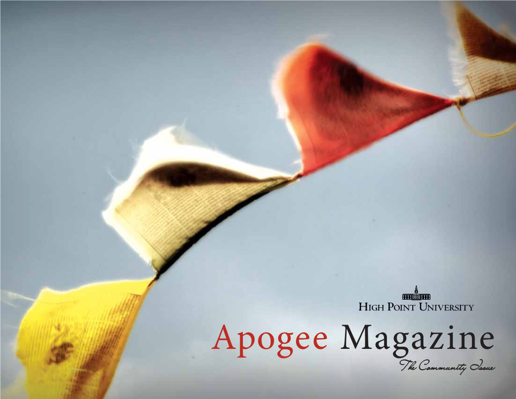 Apogee Magazine the Community Issue Outside by Ger'miya Department Apogee Magazine: the Community Issue