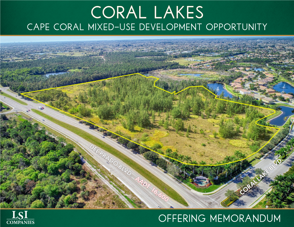 Coral Lakes Cape Coral Mixed-Use Development Opportunity
