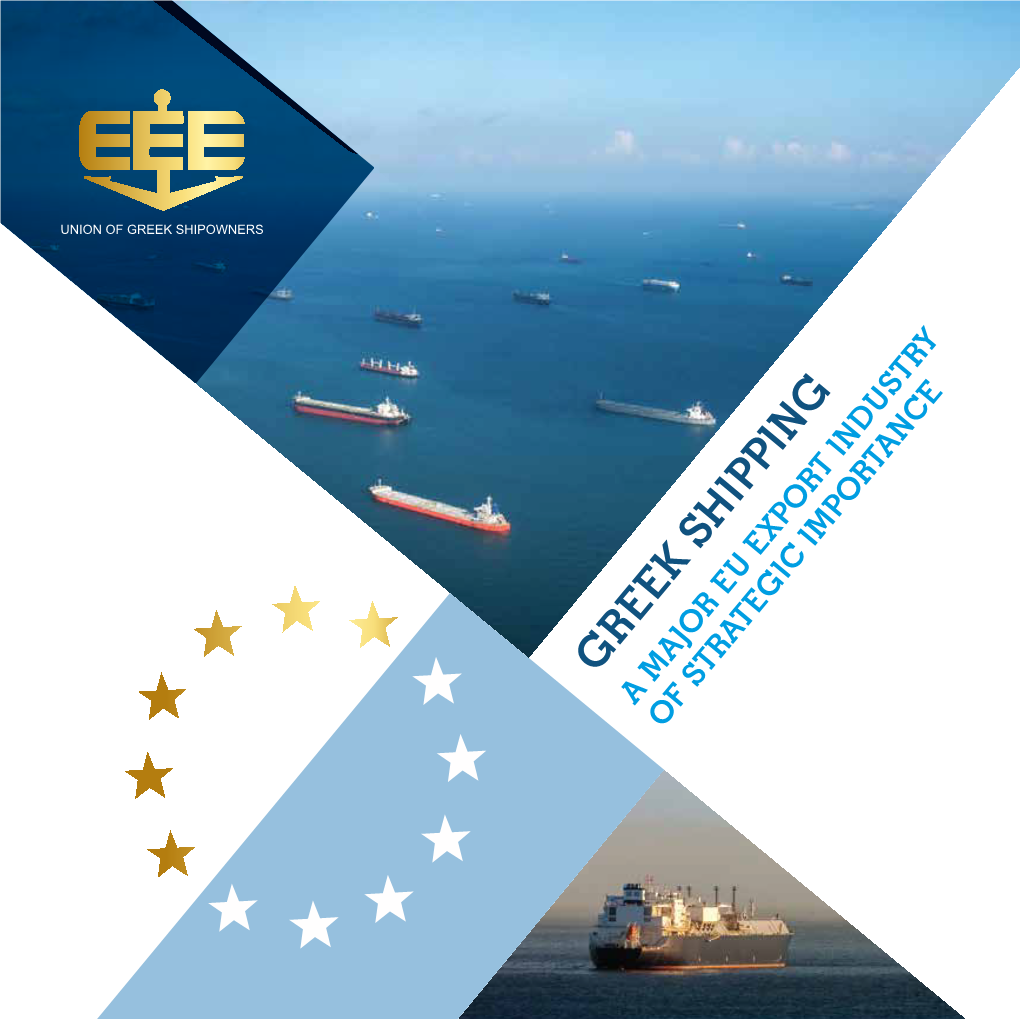 Greek Shipping a Major Eu Export Industry of Strategic Importance