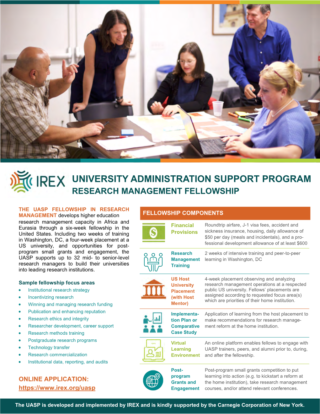 University Administration Support Program Research Management Fellowship