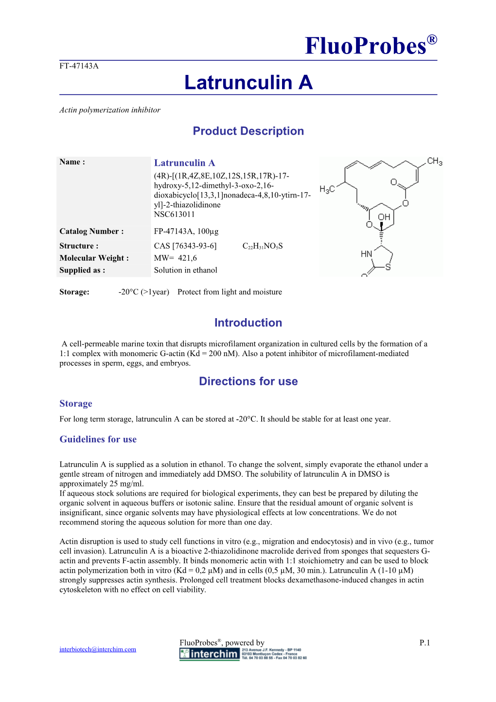 Latrunculin A