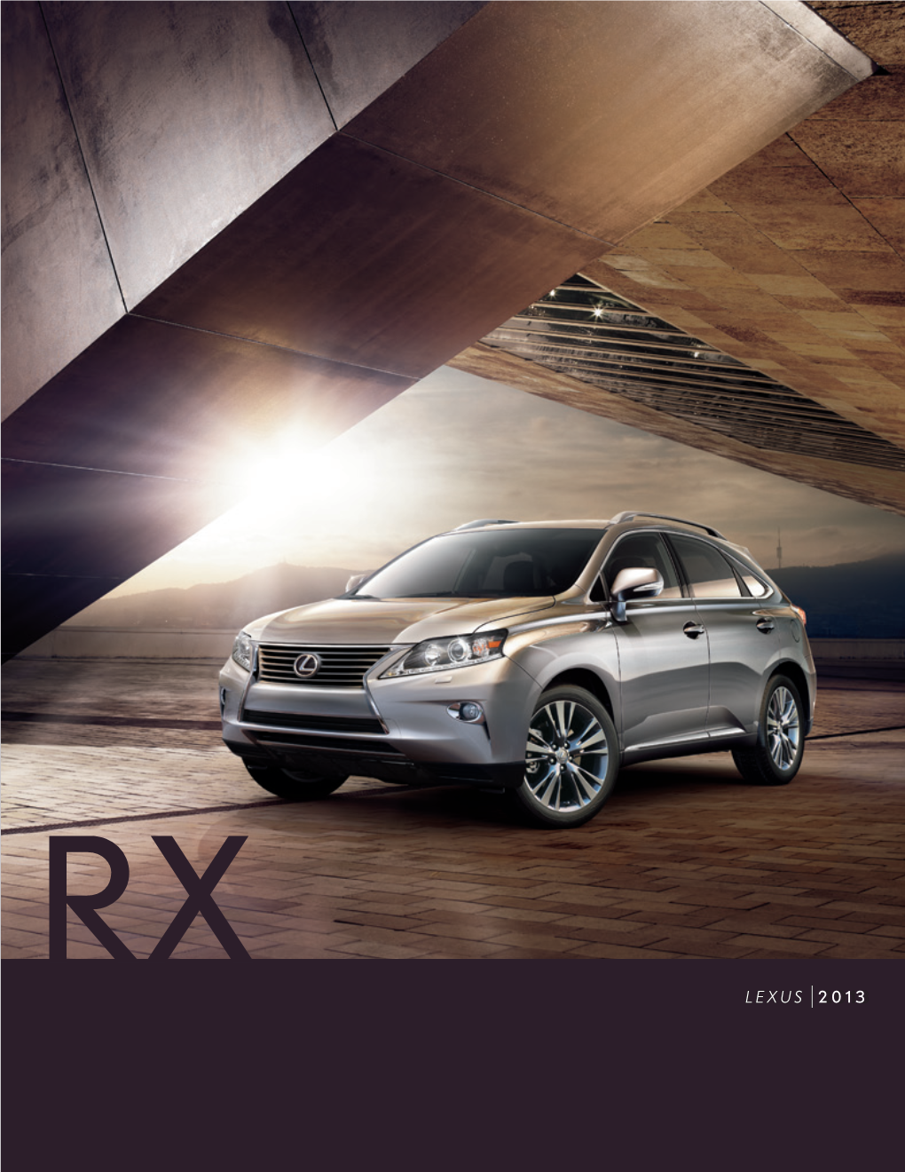 Brochure for 2013 Lexus RX & Rxh Hybrid