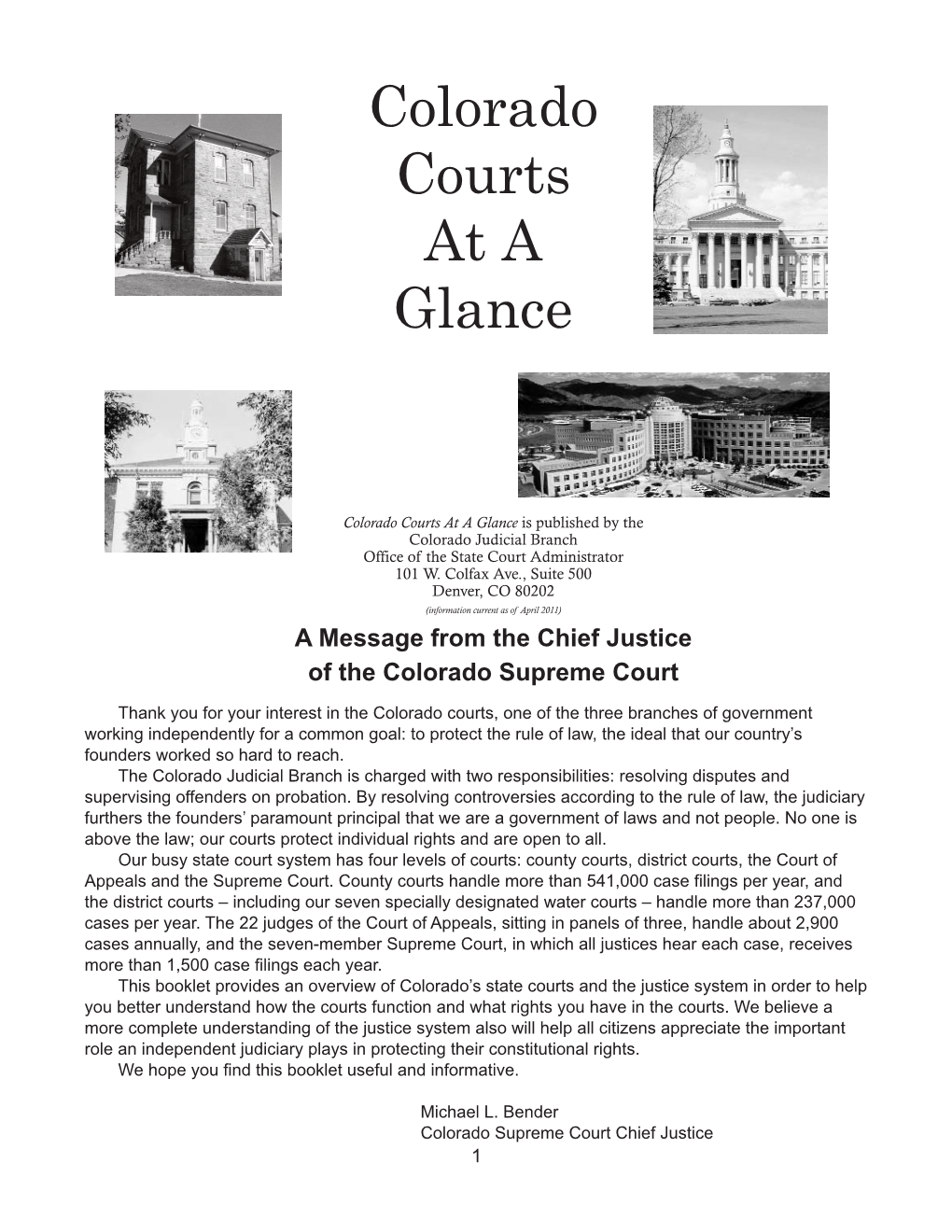 Colorado Courts at a Glance