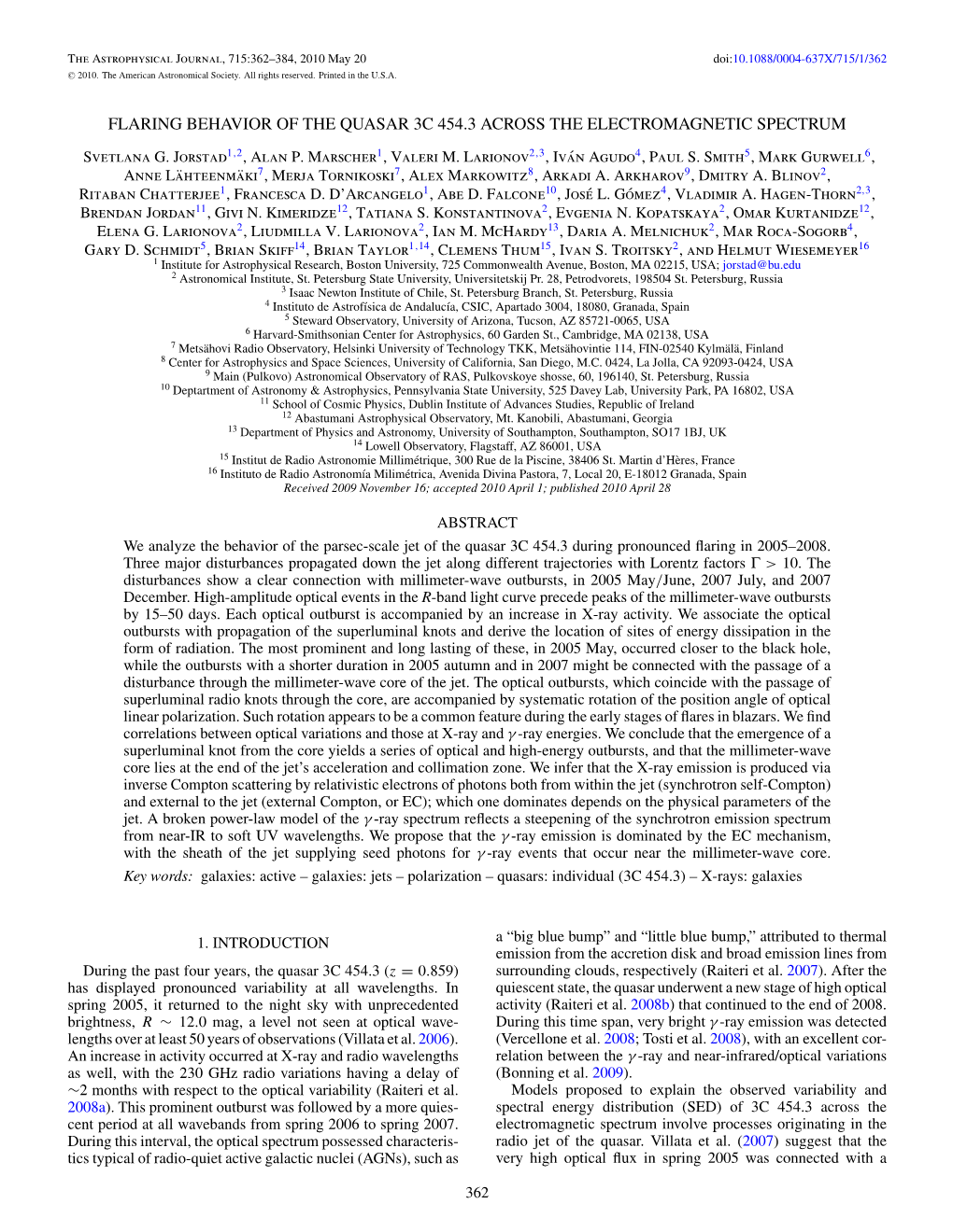 Flaring Behavior of the Quasar 3C 454.3 Across the Electromagnetic Spectrum