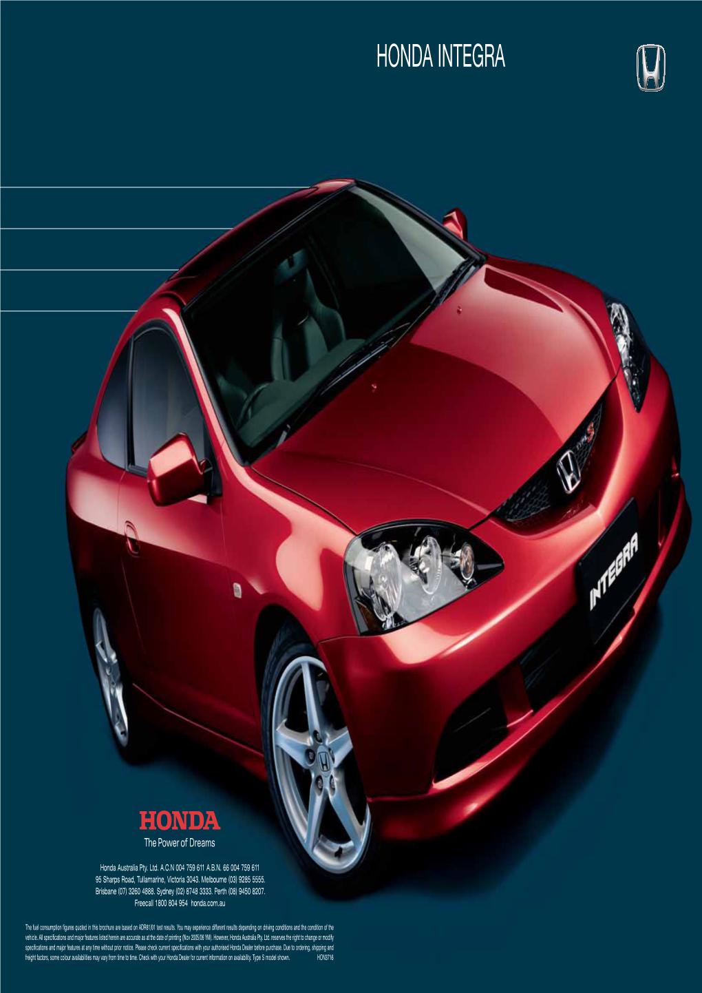 Brochure: Honda Mk.4-II Integra
