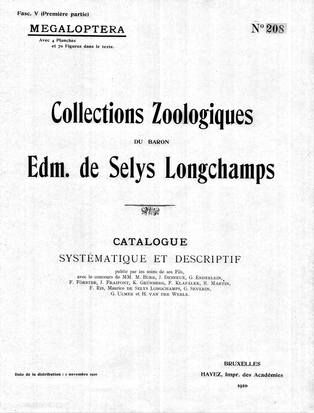 Edm. De Selys Longchamps