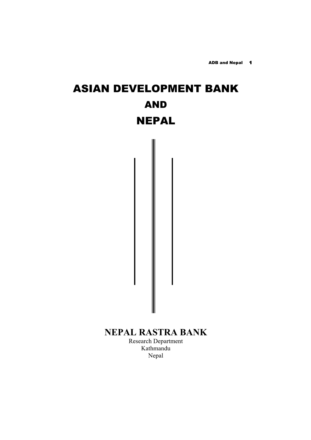 Asian Development Bank Nepal
