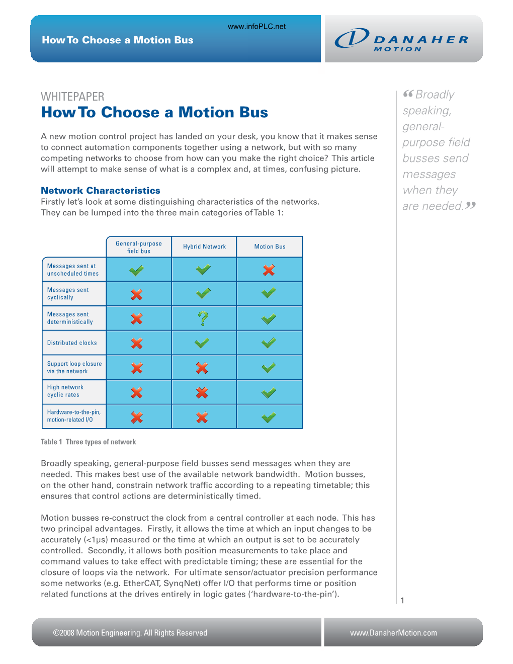 How to Choose a Motion Bus