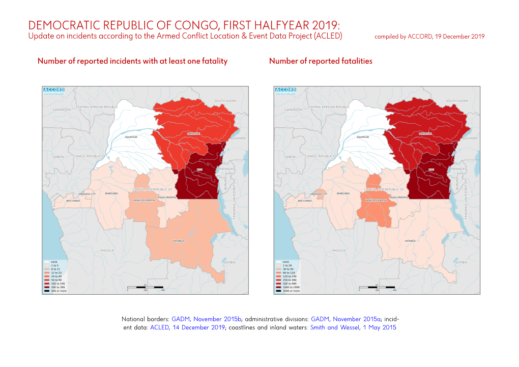Democratic Republic of Congo, First Halfyear 2019