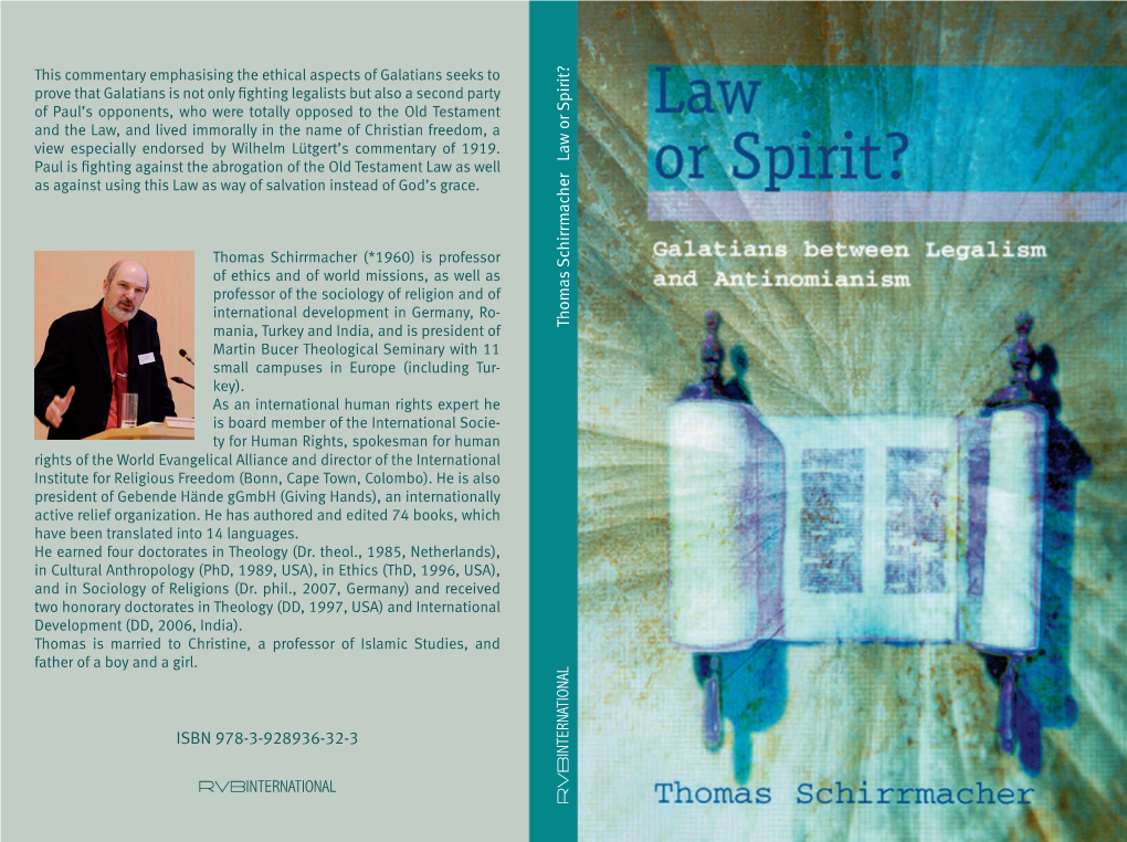 Law Or Spirit?