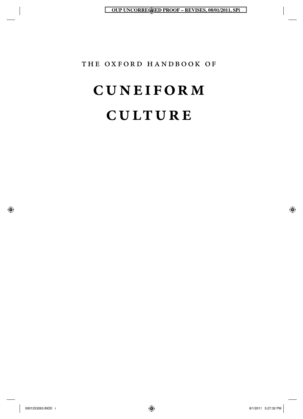 Cuneiform Culture