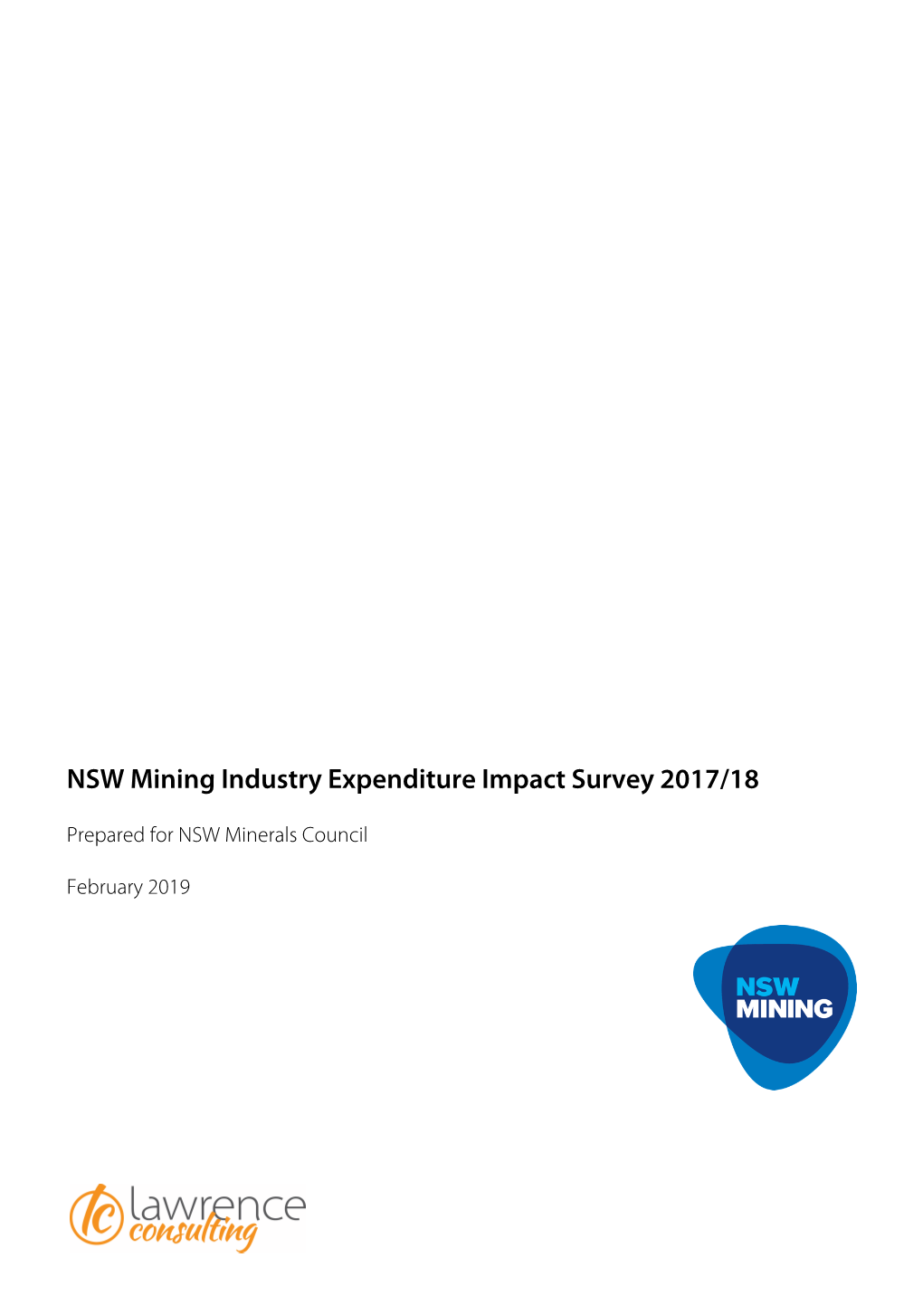 NSW Mining Industry Expenditure Impact Survey 2017/18