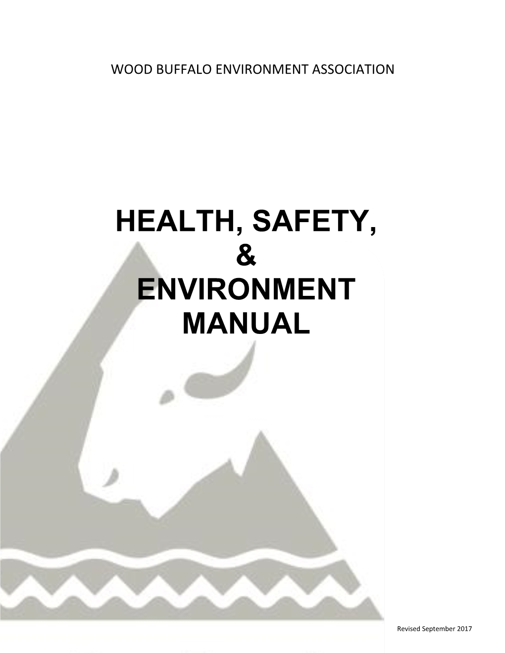 WBEA Health, Safety & Environment Manual 2017