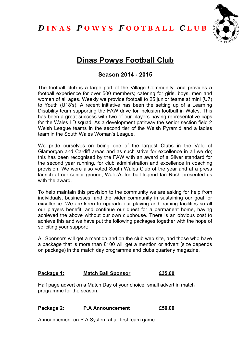 Dinas Powys Football Club