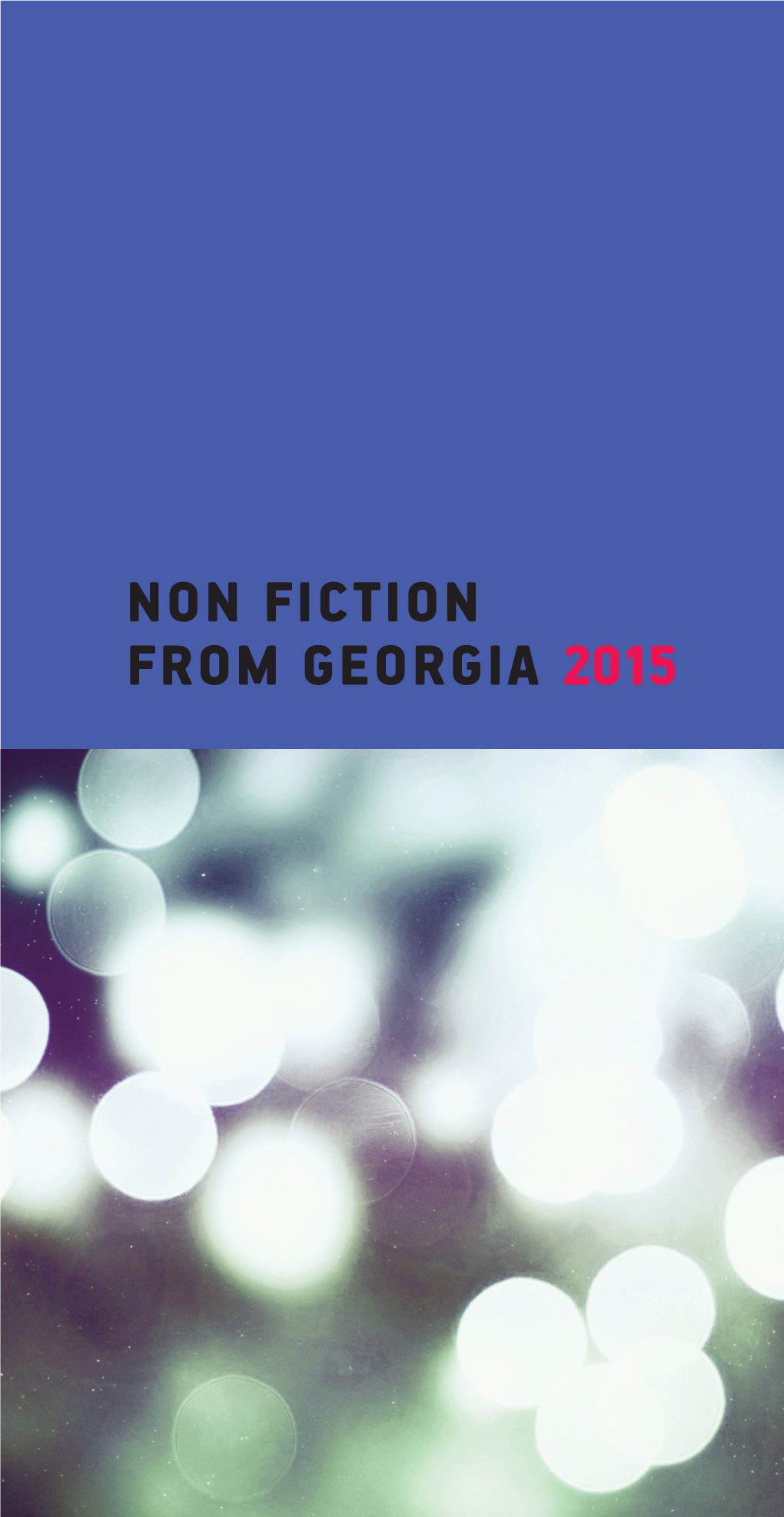 Non Fiction from Georgia 2015