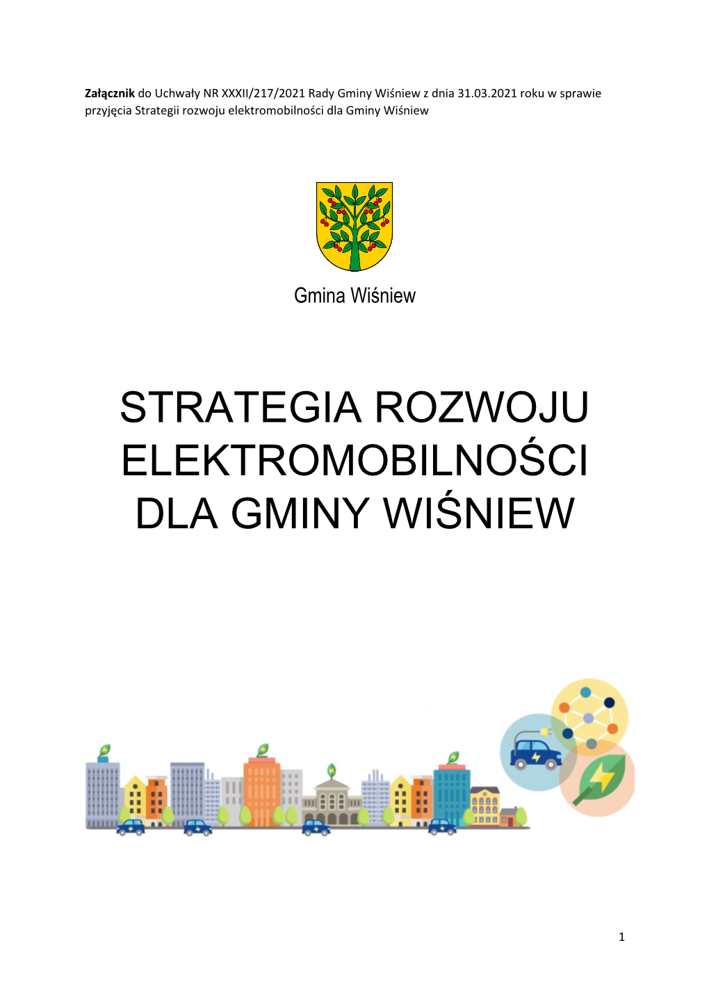 Strategia Rozwoju Elektromobilności Dla Gminy Wiśniew