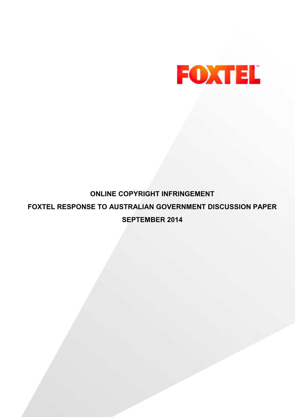 Online Copyright Infringement Foxtel