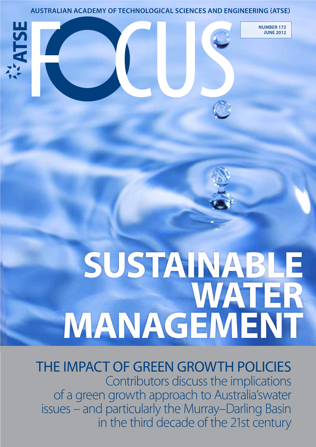 Sustainable Water Management: the Impact of Green Growth Policies