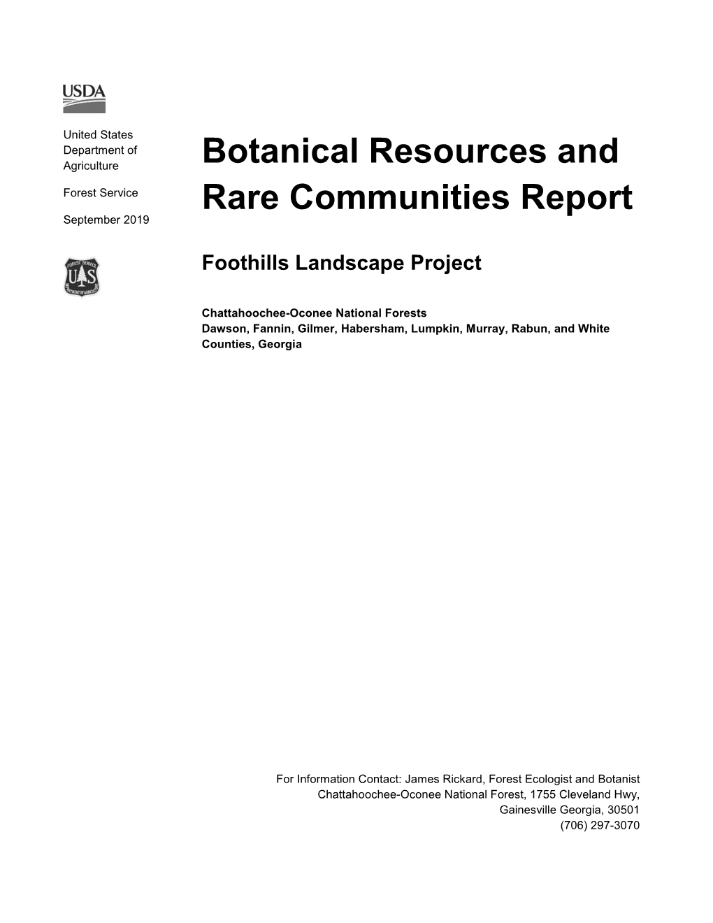 Botanical Resources And