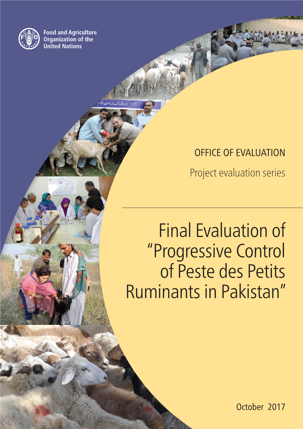 Progressive Control of Peste Des Petits Ruminants in Pakistan”