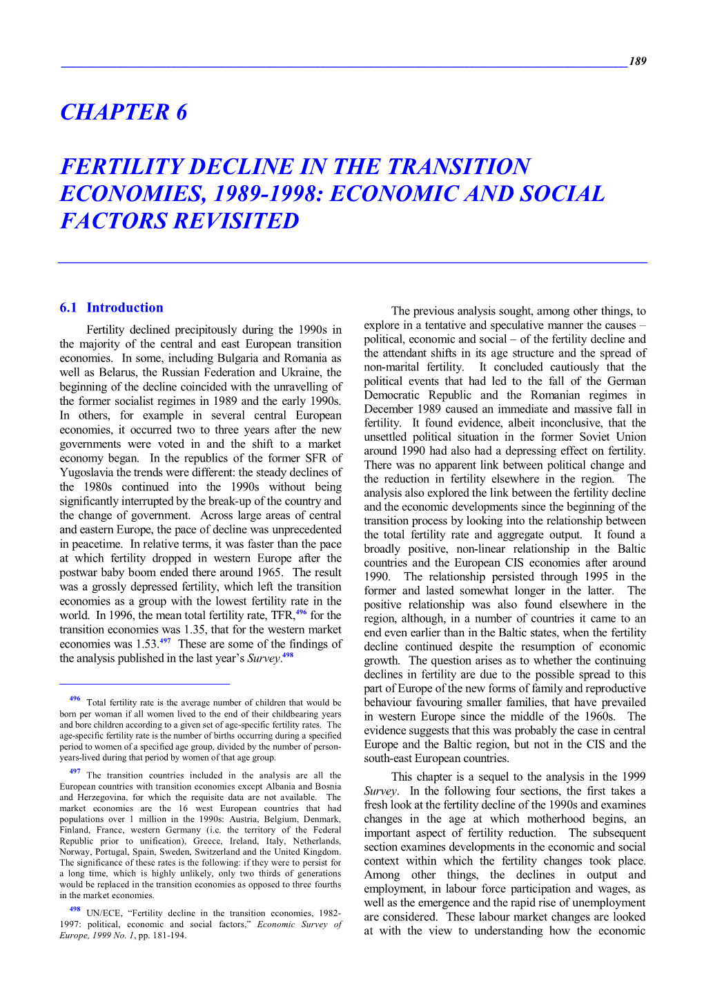Chapter 6 Fertility Decline in the Transition