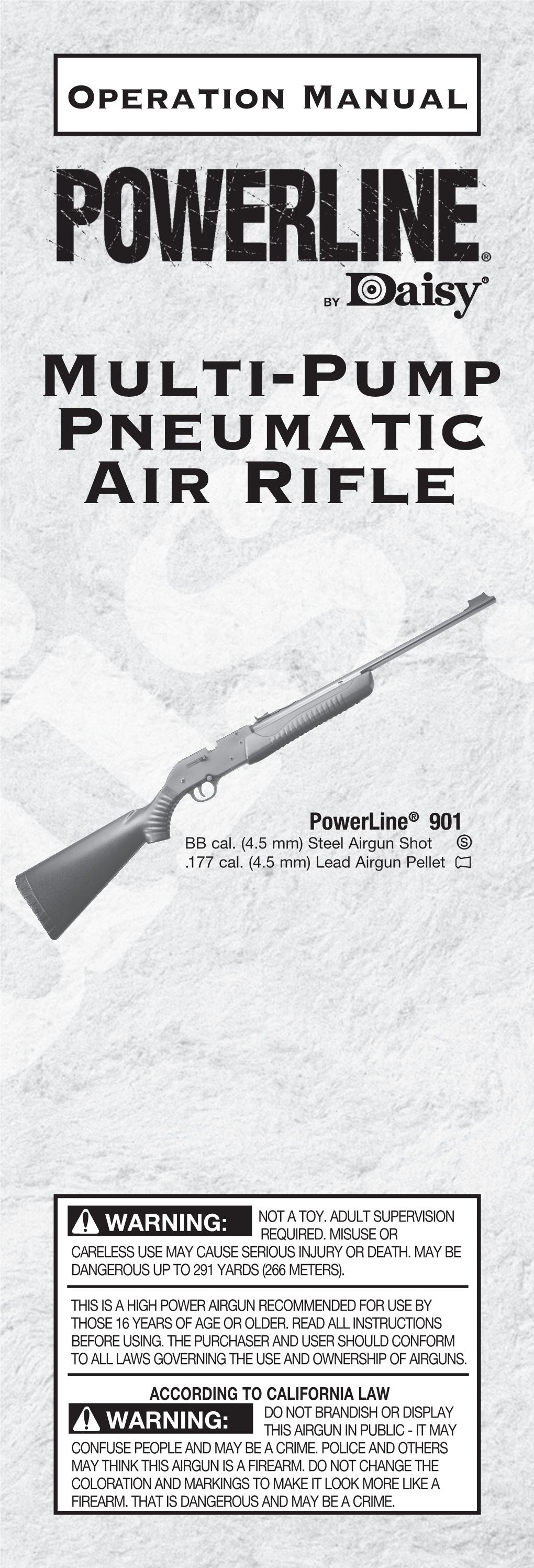 Multi-Pump Pneumatic Air Rifle