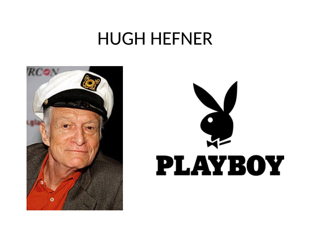 Hugh Hefner First Playboy