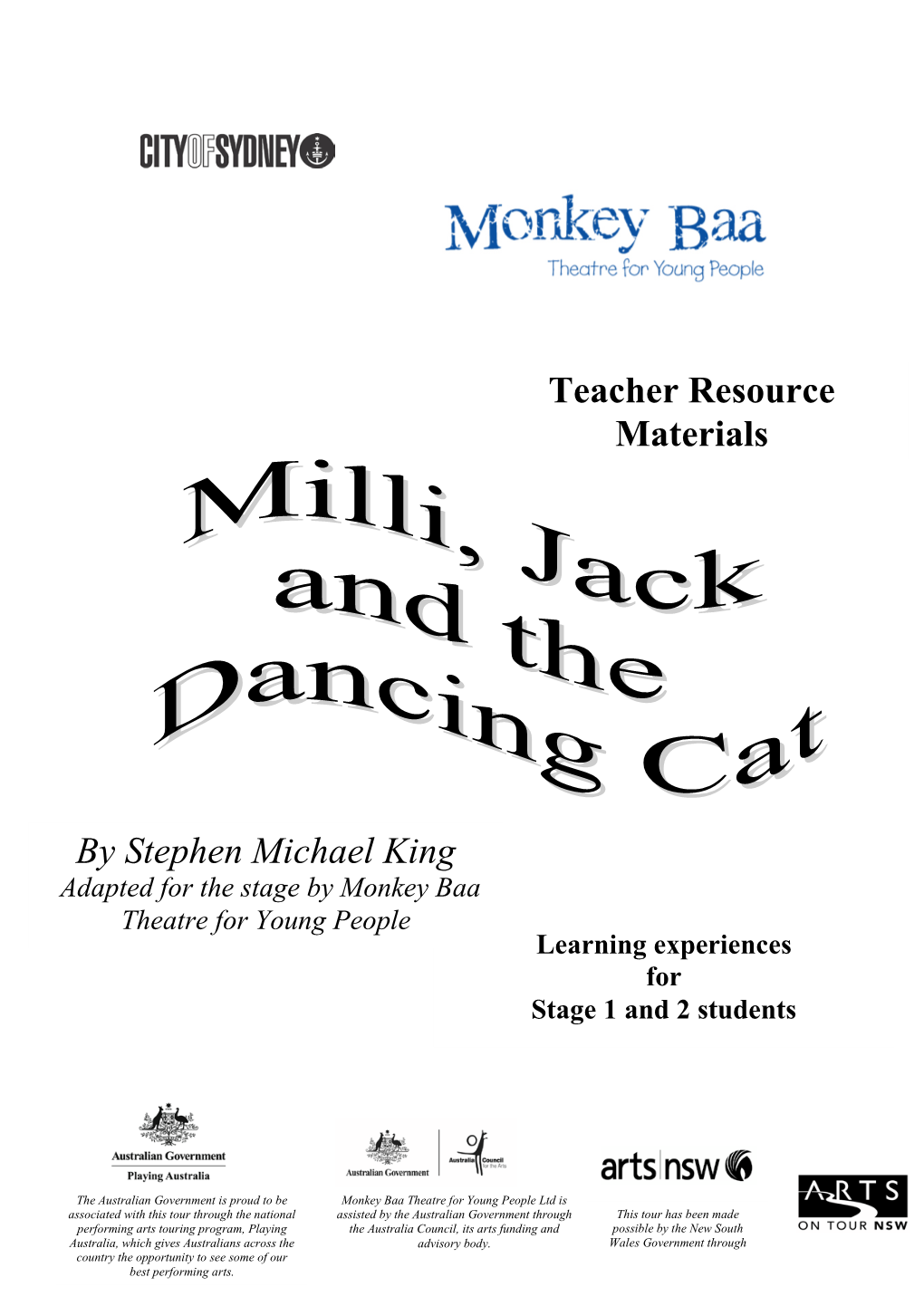 Teacher Resource Materials by Stephen Michael King