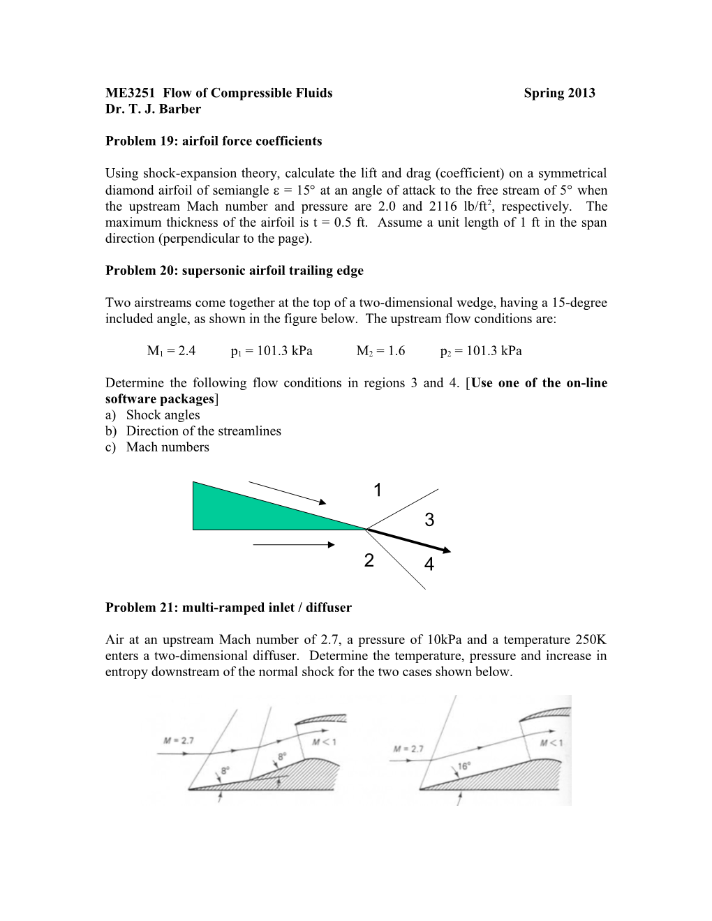 ME313 Flow of Compressible Fluids