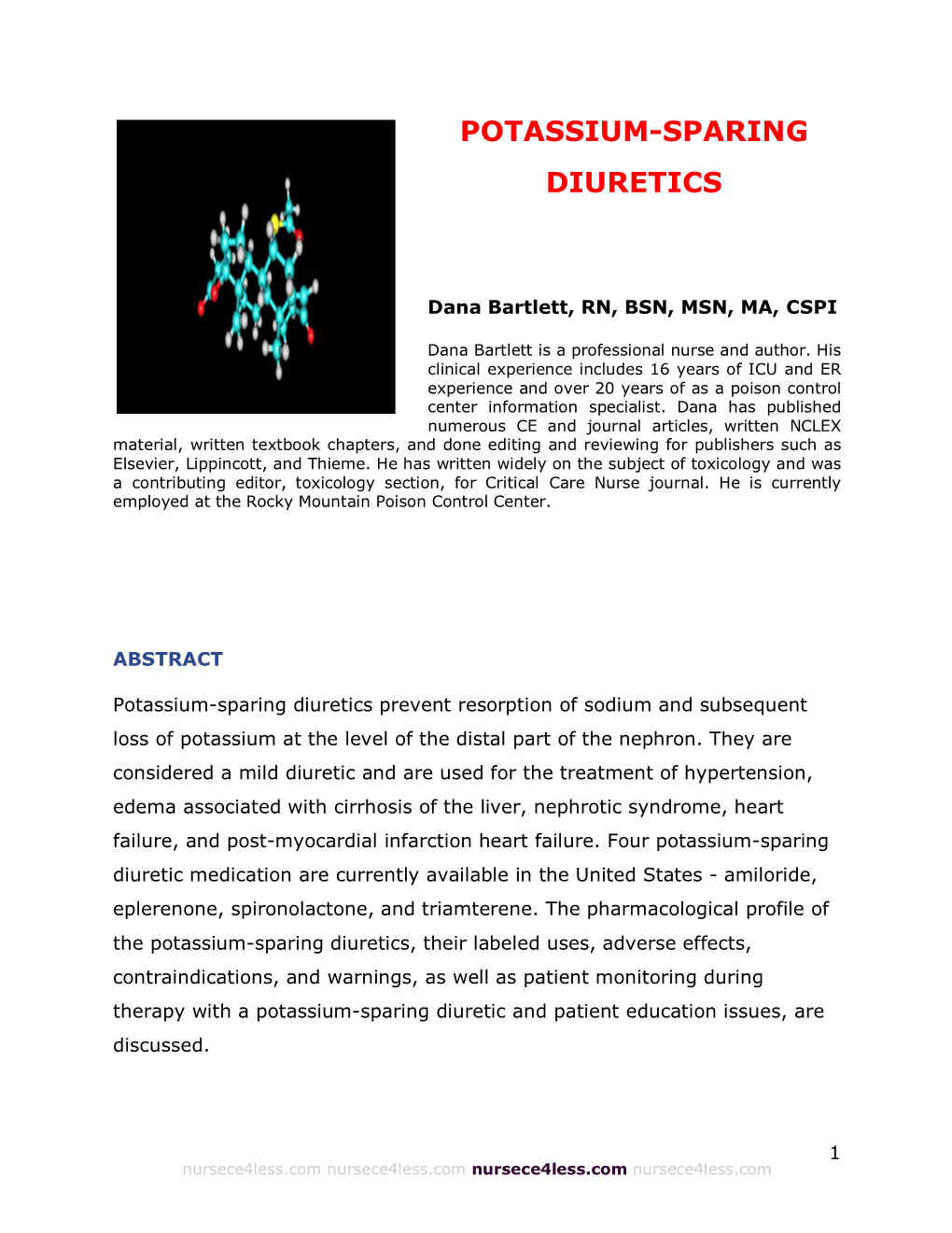 Potassium-Sparing Diuretics