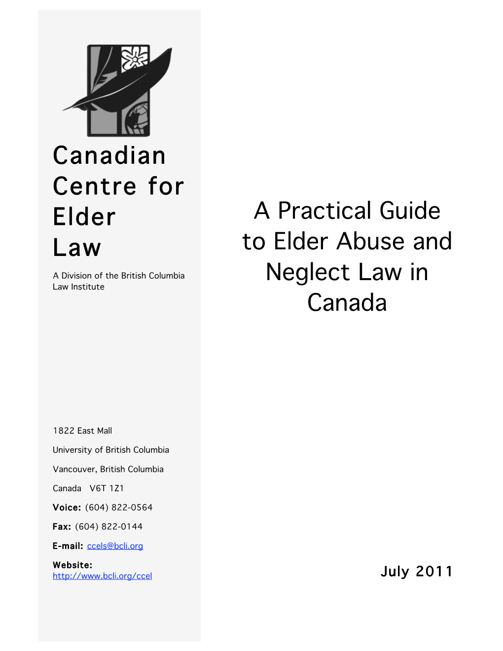 Practical Guide to Elder Abuse And