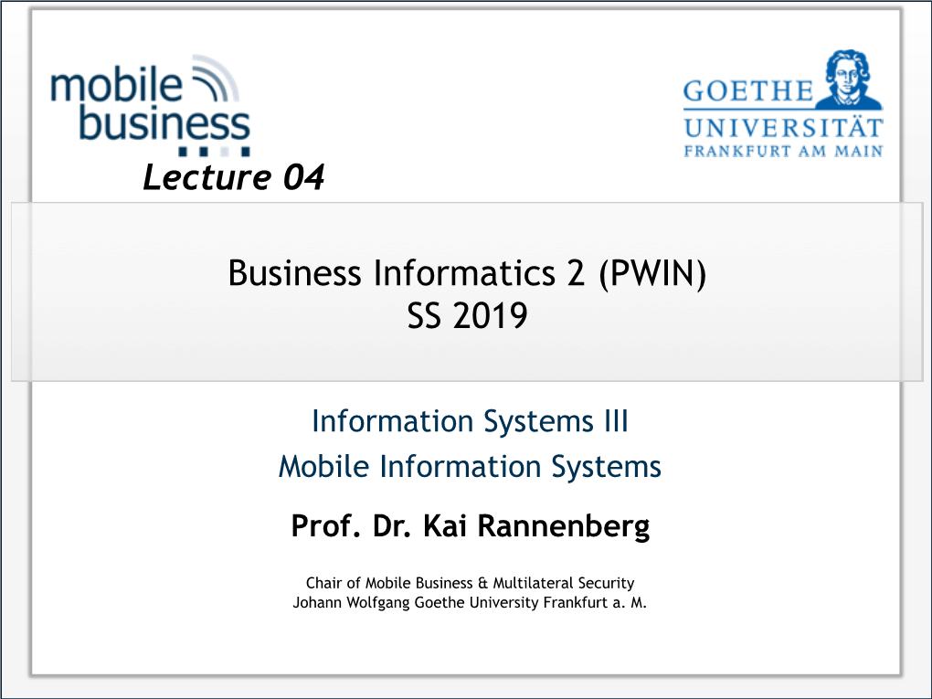 (PWIN) SS 2019 Lecture 04