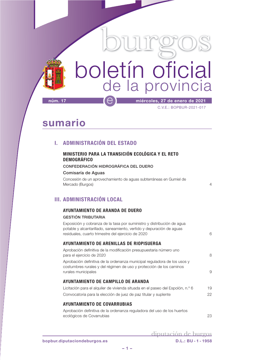 Oficial Boletín