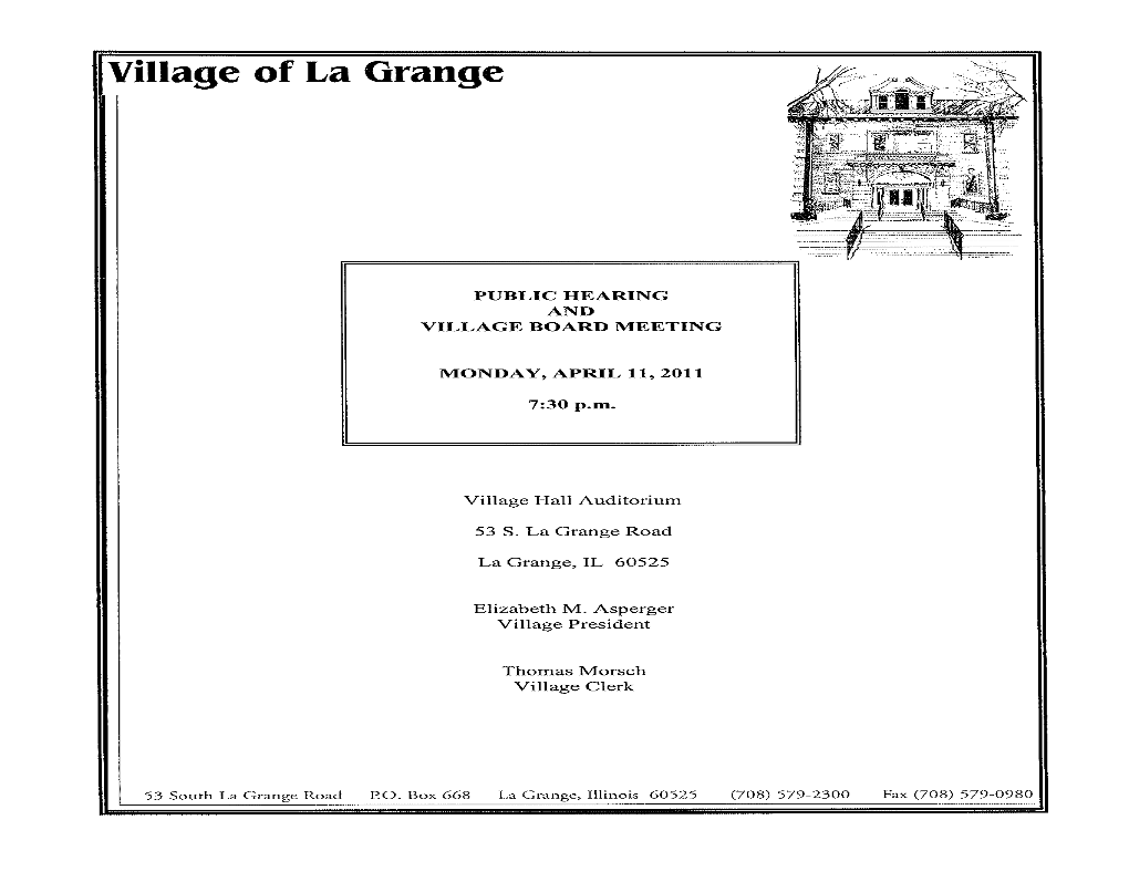 Village of La Grange